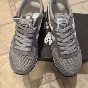 Gola Gray and White Women's Sneakers